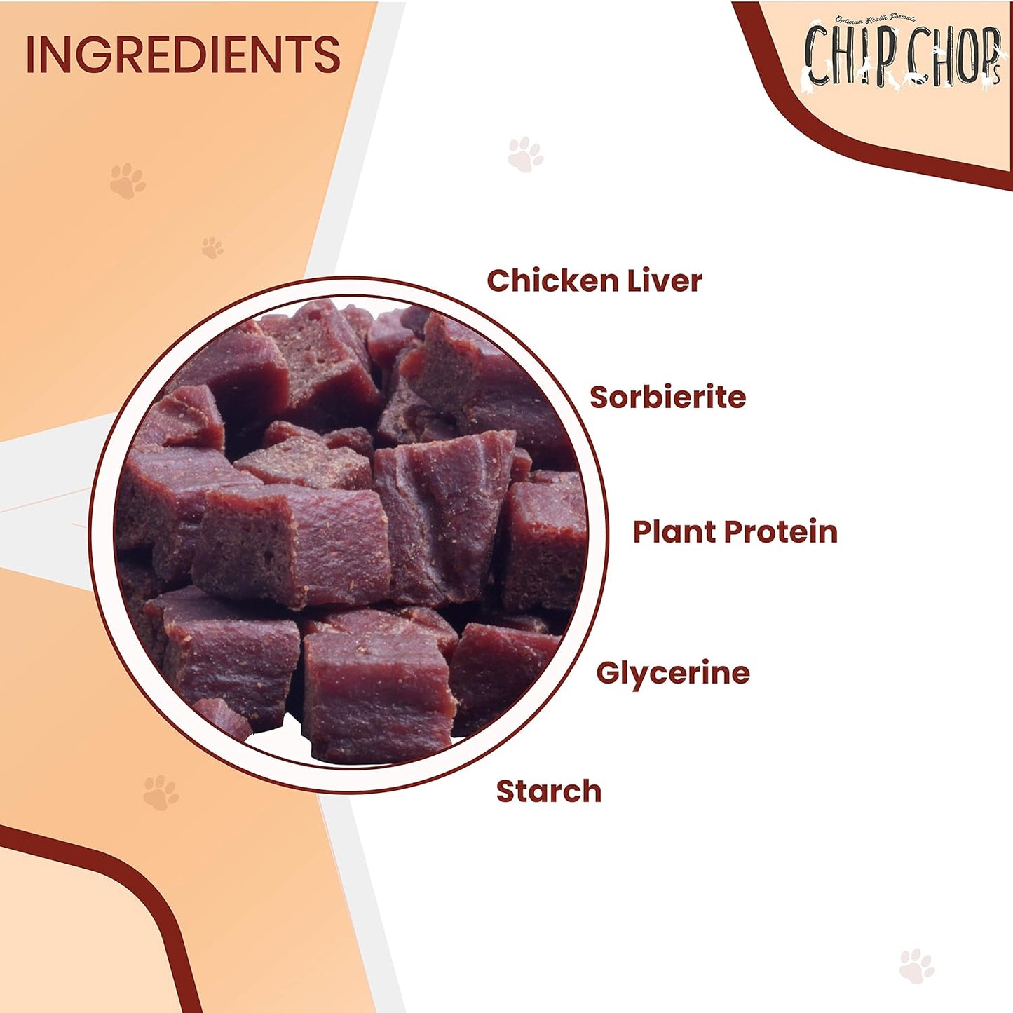 CHIP CHOP CHICKEN LIVER CUBES DOG TREATS 70g