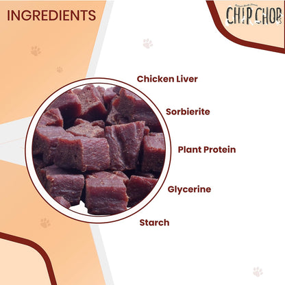 CHIP CHOP CHICKEN LIVER CUBES DOG TREATS 70g