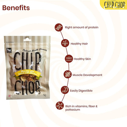 CHIP CHOPS BANANA CHICKEN DOG TREATS 70g