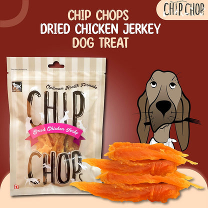 CHIP CHOP DRIED CHICKEN JERKY DOG TREATS 70g