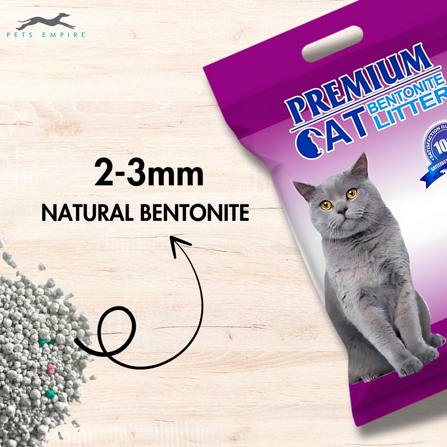 Pets Empire Premium Bentonite Cat Litter Lavender Fragrance (5L/4kg)