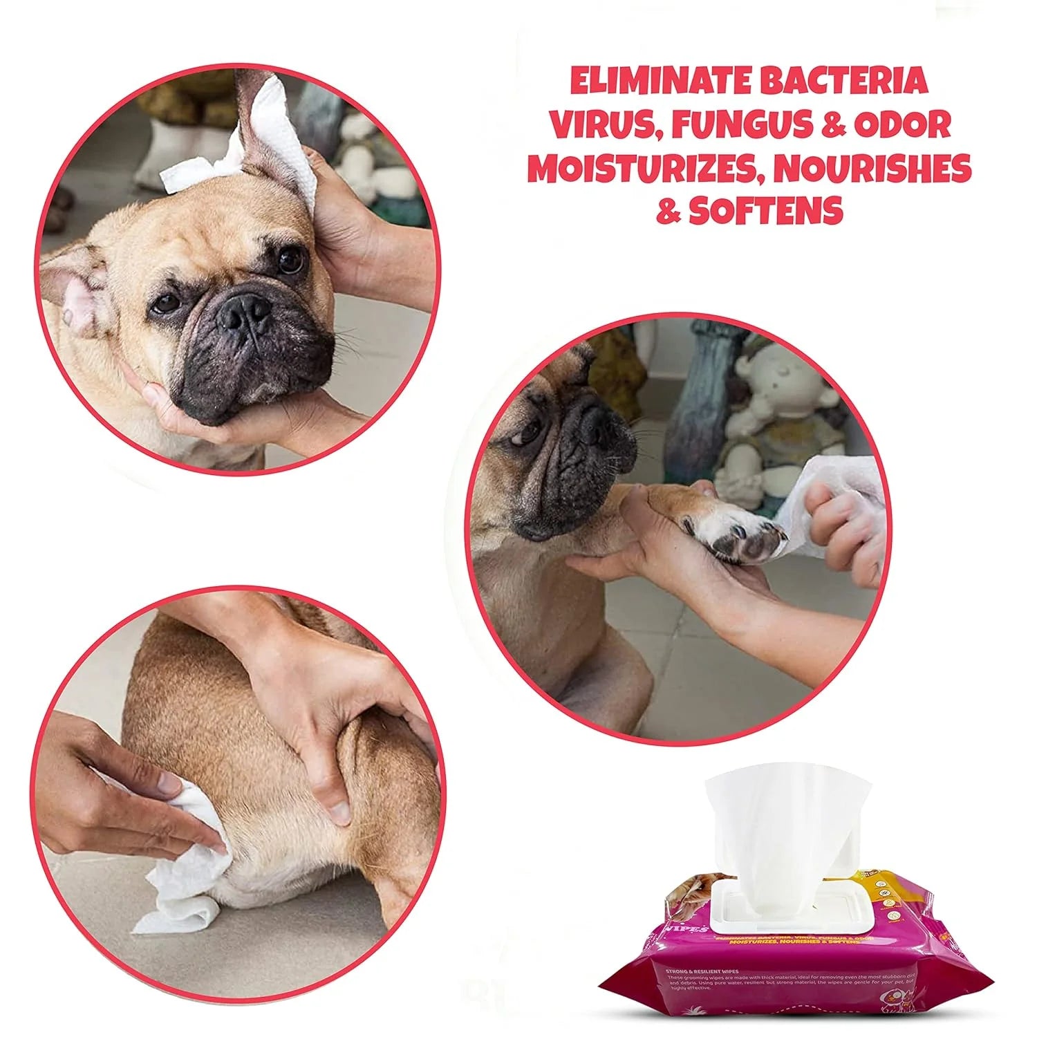 Pets Empire Paw Care Kit for Dogs - Strawberry Flavour
