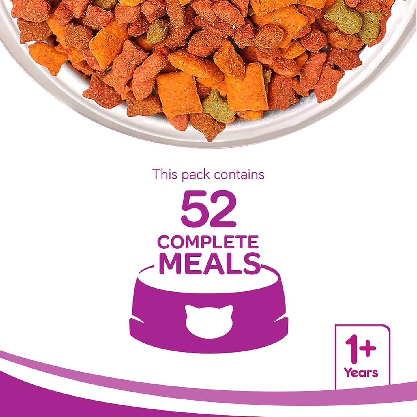 Whiskas Adult (+1 year) Dry Cat Food, Mackerel Flavour