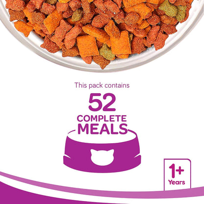 Whiskas Adult (+1 year) Dry Cat Food, Mackerel Flavour