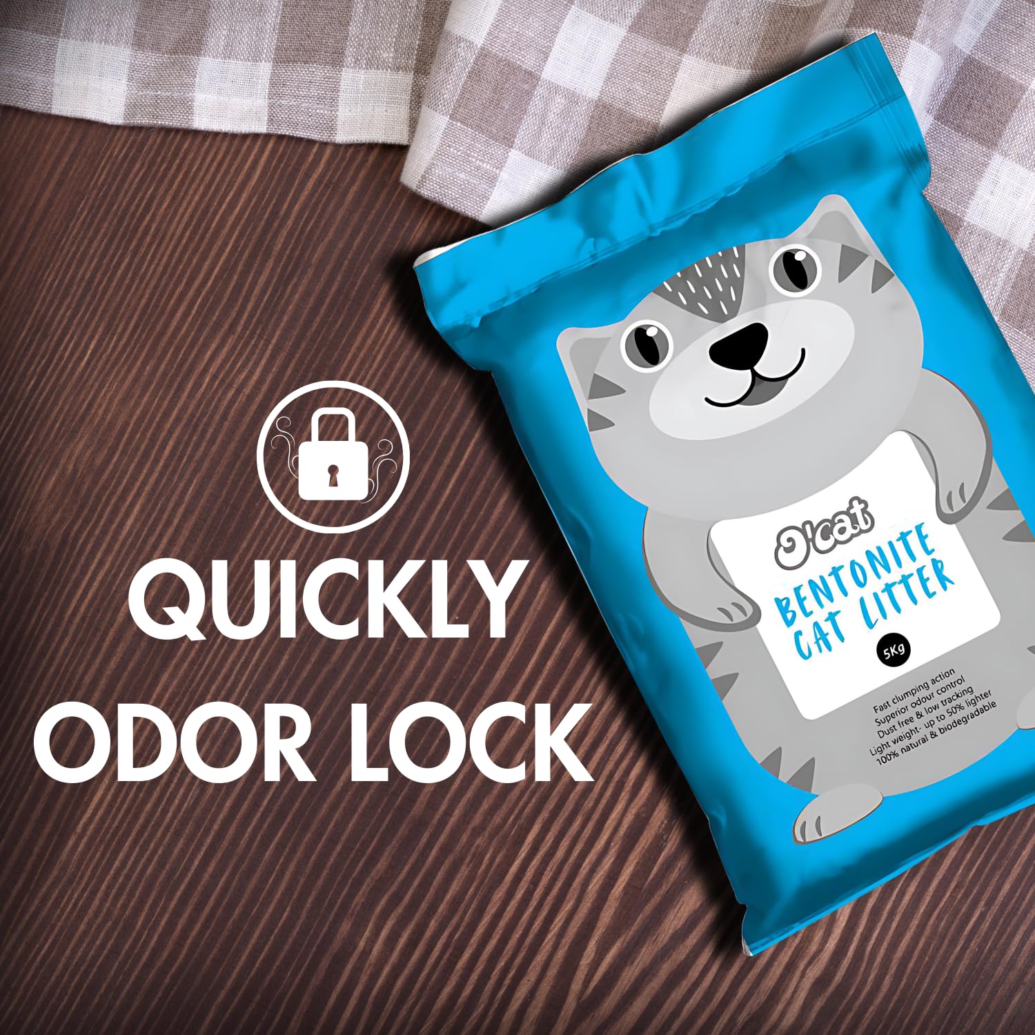O'cat Non-Scented Bentonite Cat Litter