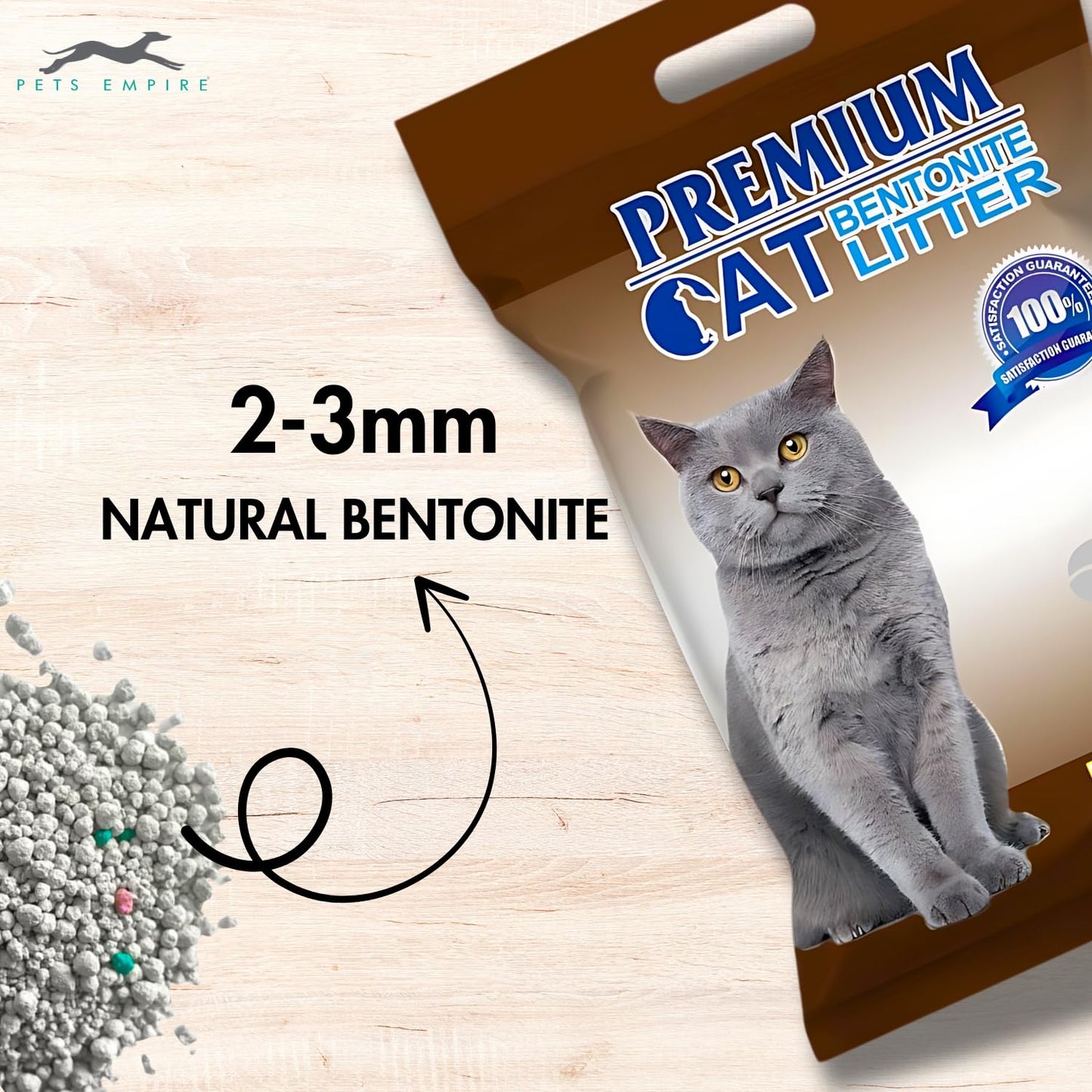 Pets Empire Premium Bentonite Cat Litter Coffee Fragrance 5L/4kg