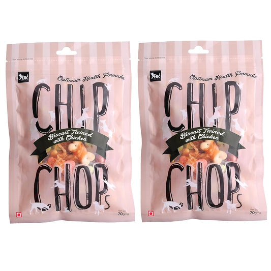 CHIP CHOPS BISCUITS TWINED WITH CHICKEN 70gm