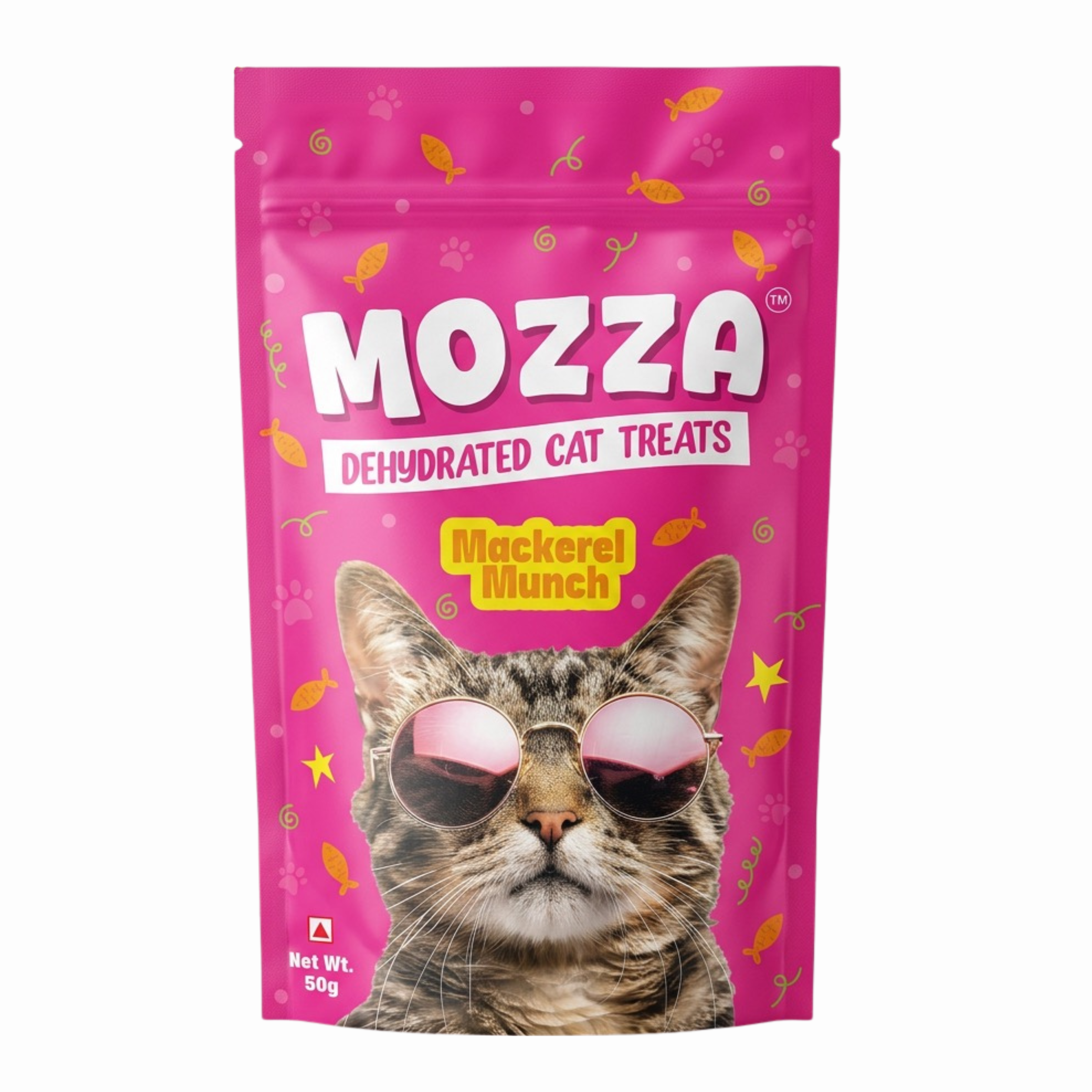 Pets Empire Mozza Mackerel Munch Treat for cats 50g- Pack Of 2