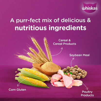 Whiskas Chicken Dry Food For Adult Cat