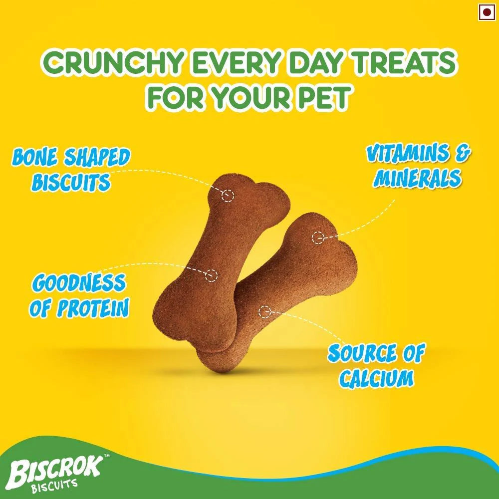 Pedigree Biscrok Chicken Flavour Dog Biscuits (Above 4 Months)-900g