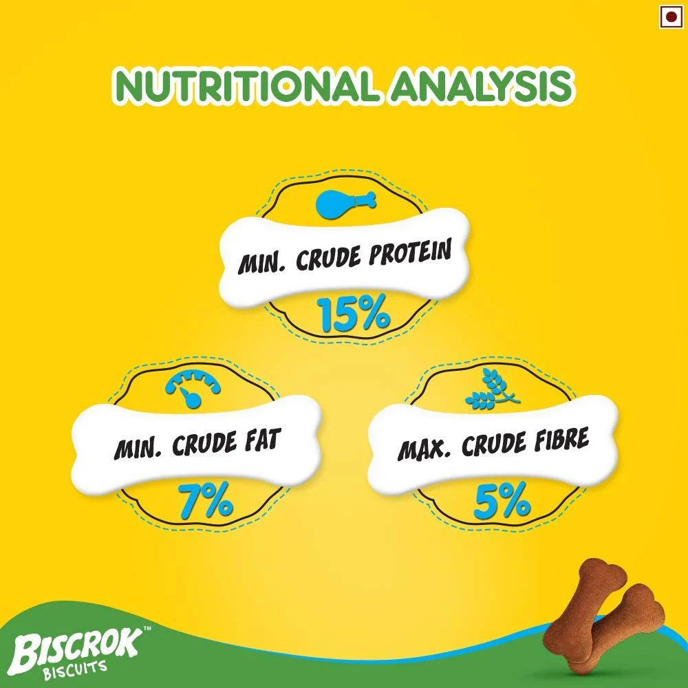 Pedigree Biscrok Chicken Flavour Dog Biscuits (Above 4 Months)-900g