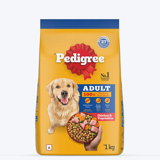 Pedigree Chicken & Vegetables Adult Dry Dog Food