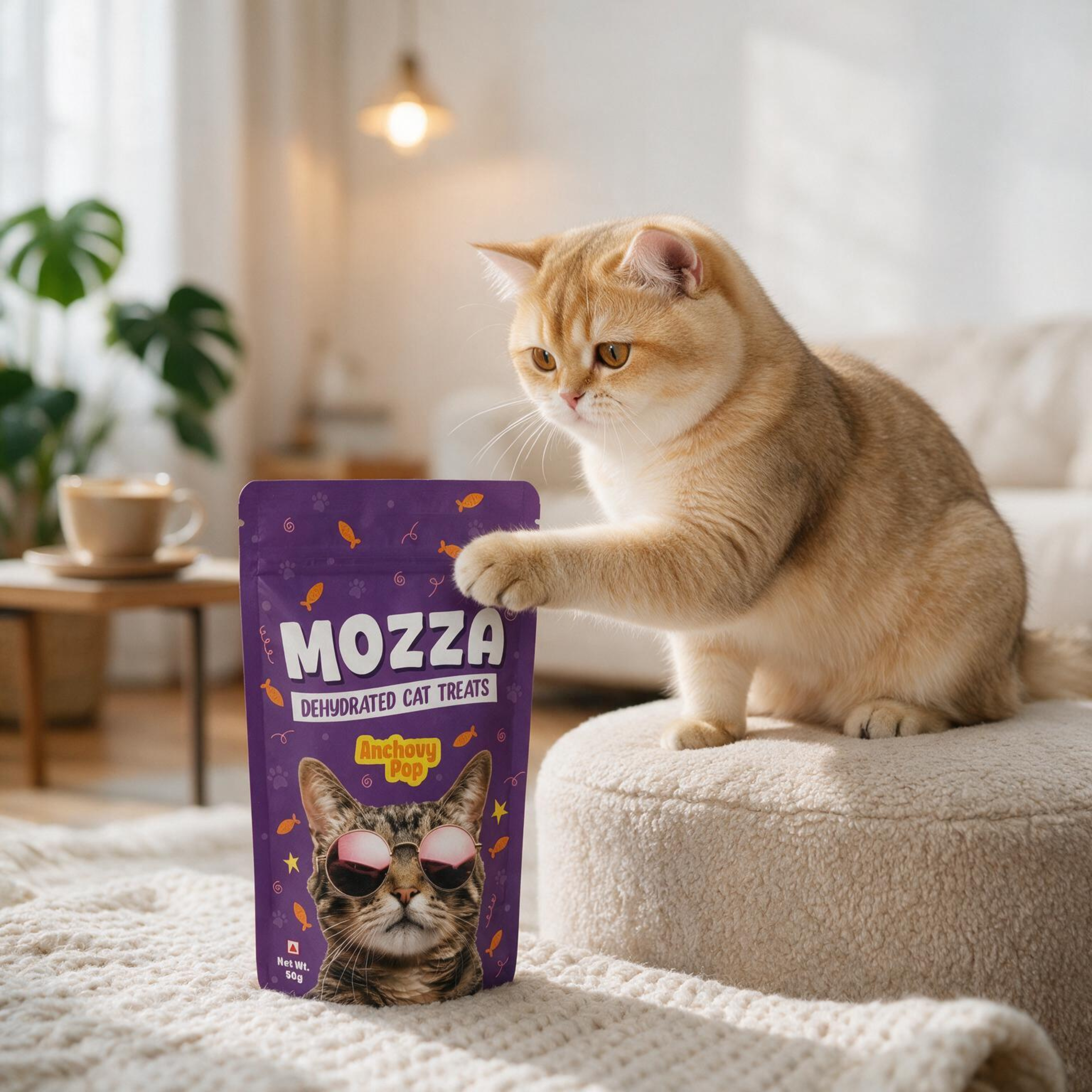 Pets Empire Mozza Anchovy Pop Treats for Cats ( 50gms)- Pack Of 2