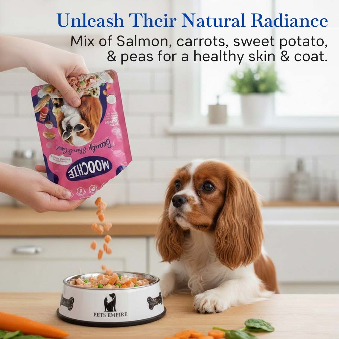 Moochie Beauty Skin & Coat Wet Dog Food – 85g Pouch