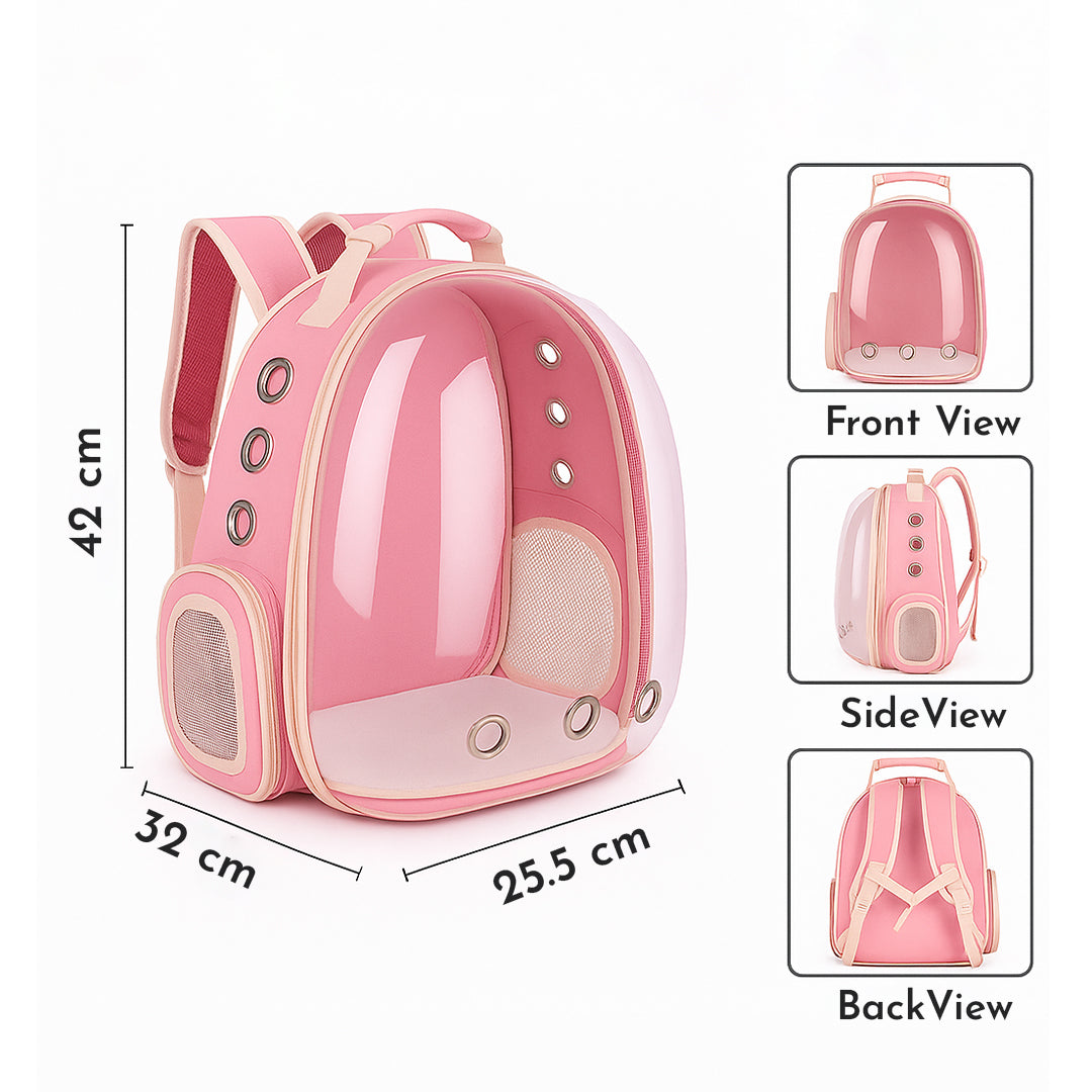 Pets Empire Backpack for Cats/ Puppies- Pink