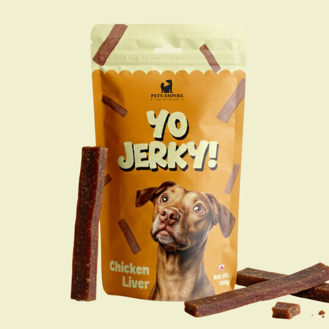 YO Jerky Treats For Dogs - Liver Flavour (100gms)