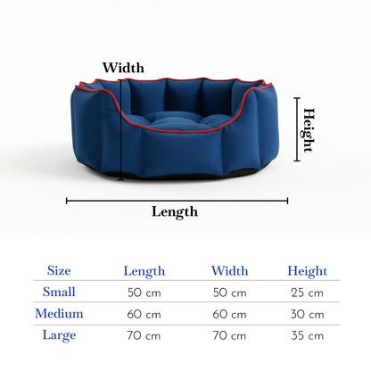 Pets Empire Cozy Midnight Blue Bed for Dogs & Puppies