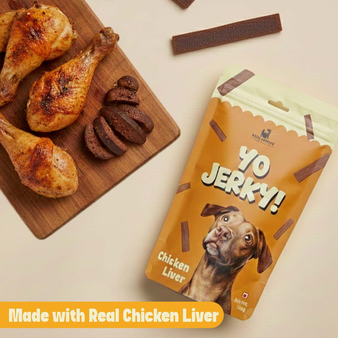 Pets Empire YO! Jerky  Treats For Dogs  (100gms)