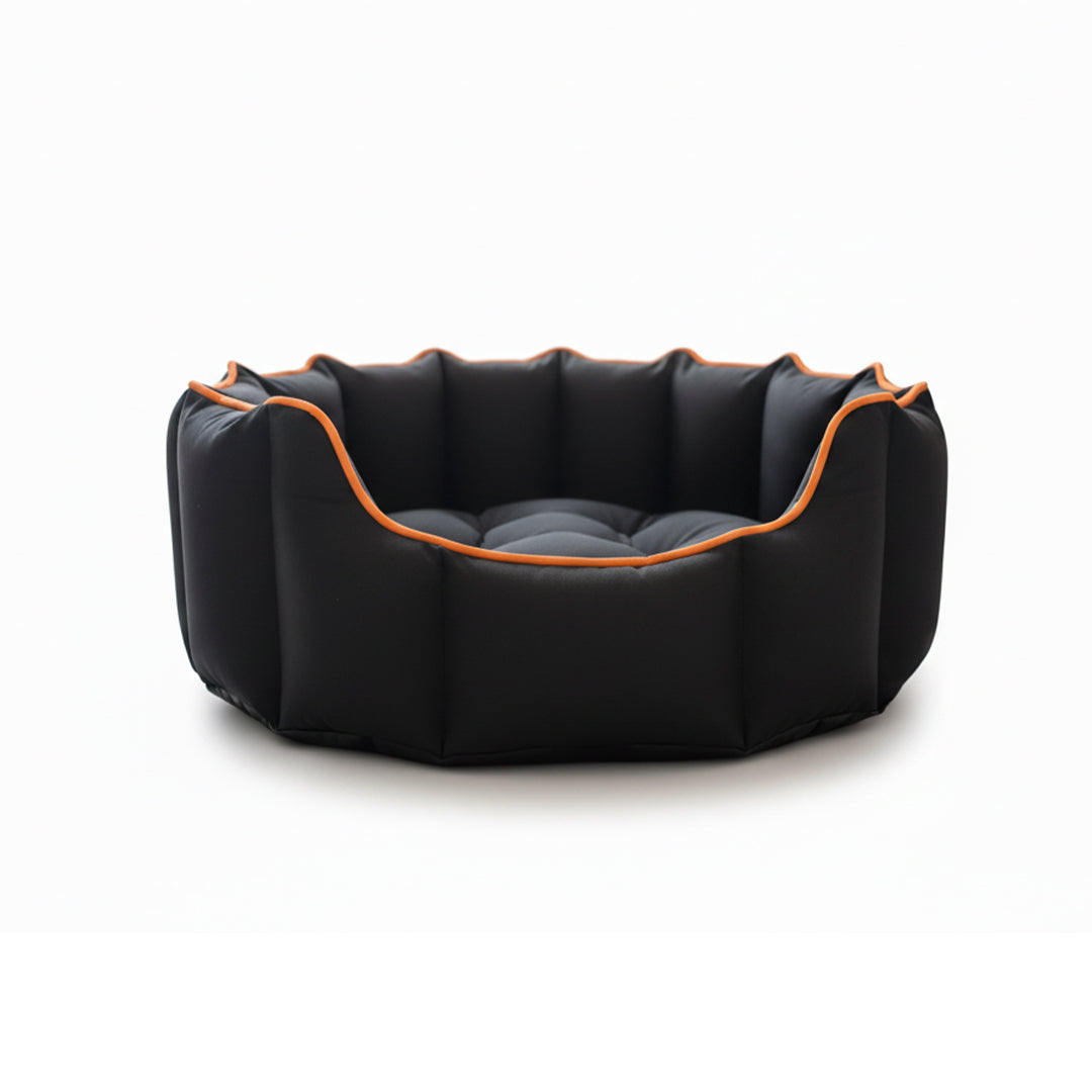 Pets Empire Cozy Charcoal Black Bed for Dogs & Puppies