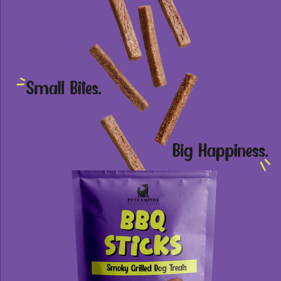 Pets Empire BBQ Sticks Treat for dogs ( 100gms)