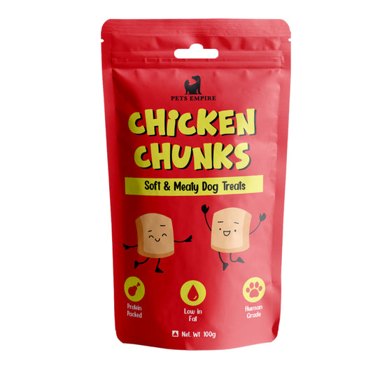 Pets empire Real Chicken Chunks Treat for dogs ( 100gms)