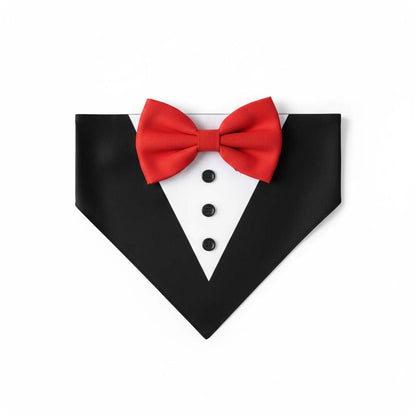 Pets Empire Tuxedo Bandana for Dogs Black & White