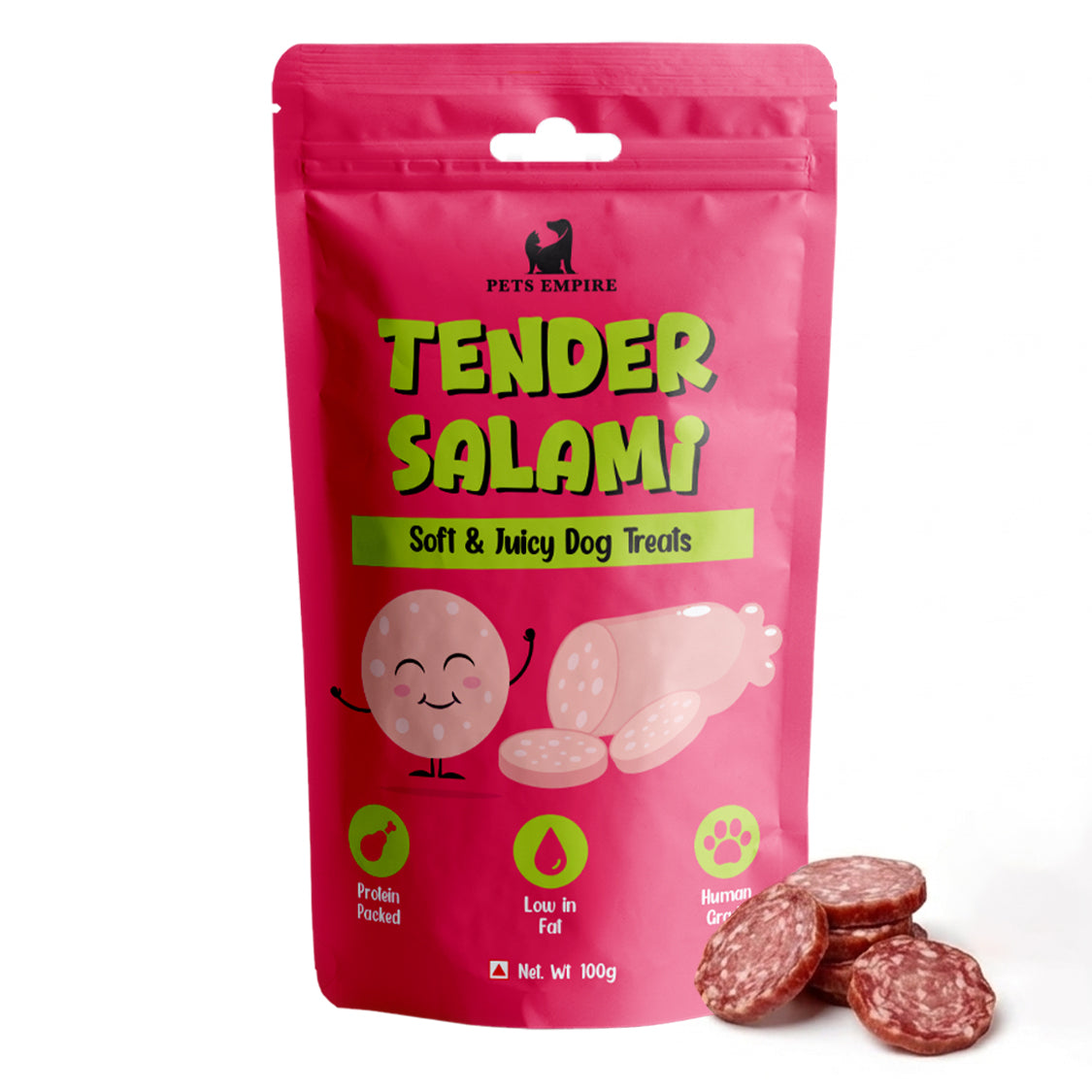 Pets Empire Tender Salami Treat For Dogs ( 100gms)