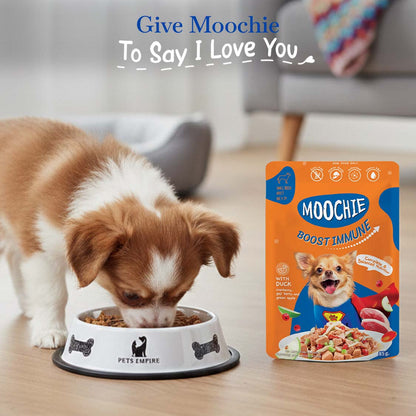 Moochie Boost Immune Wet Dog Food – 85g Pouches | Strengthen Immunity & Support Vitality