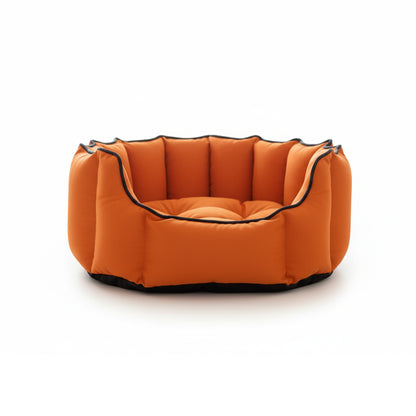 Pets Empire Cozy Tangerine Orange Bed for Dogs & Puppies