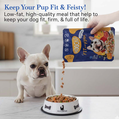 Moochie Fit & Firm Wet Dog Food – 85g Pouch | High Protein & Healthy Weight Formula