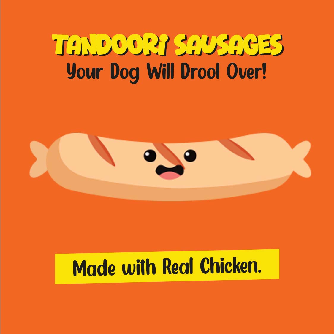 Pets Empire Tandoori Sausage Treats for dogs (100gms)