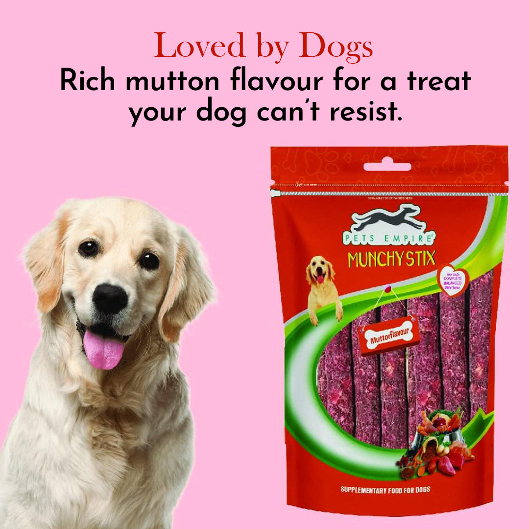 Pets Empire Dog Munchy Sticks Mutton Flavor-1kg