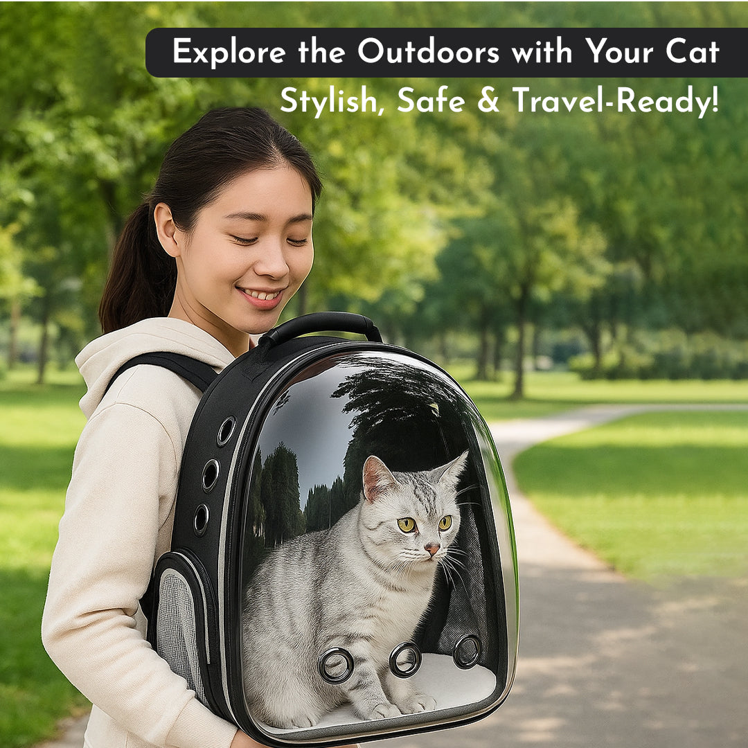 Pets Empire Backpack for Cats/ Puppies- Black