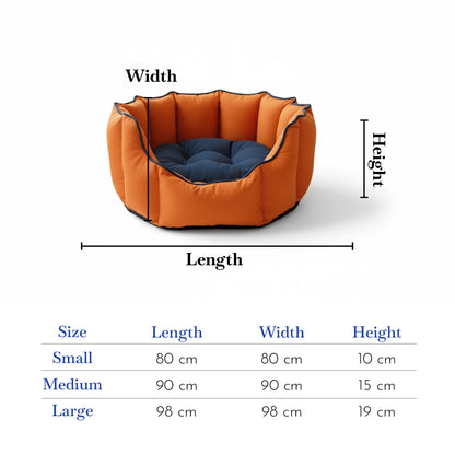 Pets Empire Cozy Pumpkin Spice Bed for Dogs & Puppies