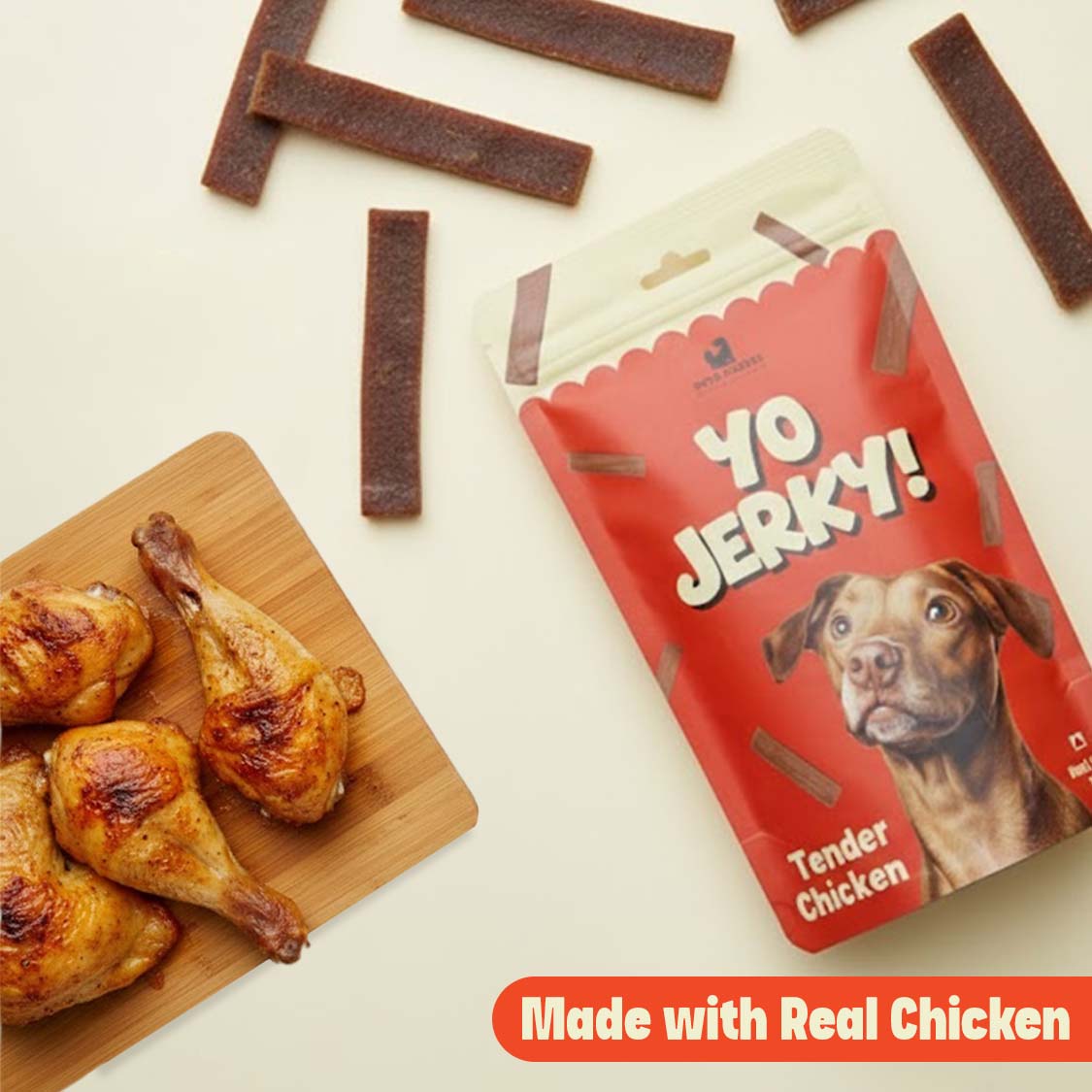 Pets Empire YO! Jerky  Treats For Dogs  (100gms)