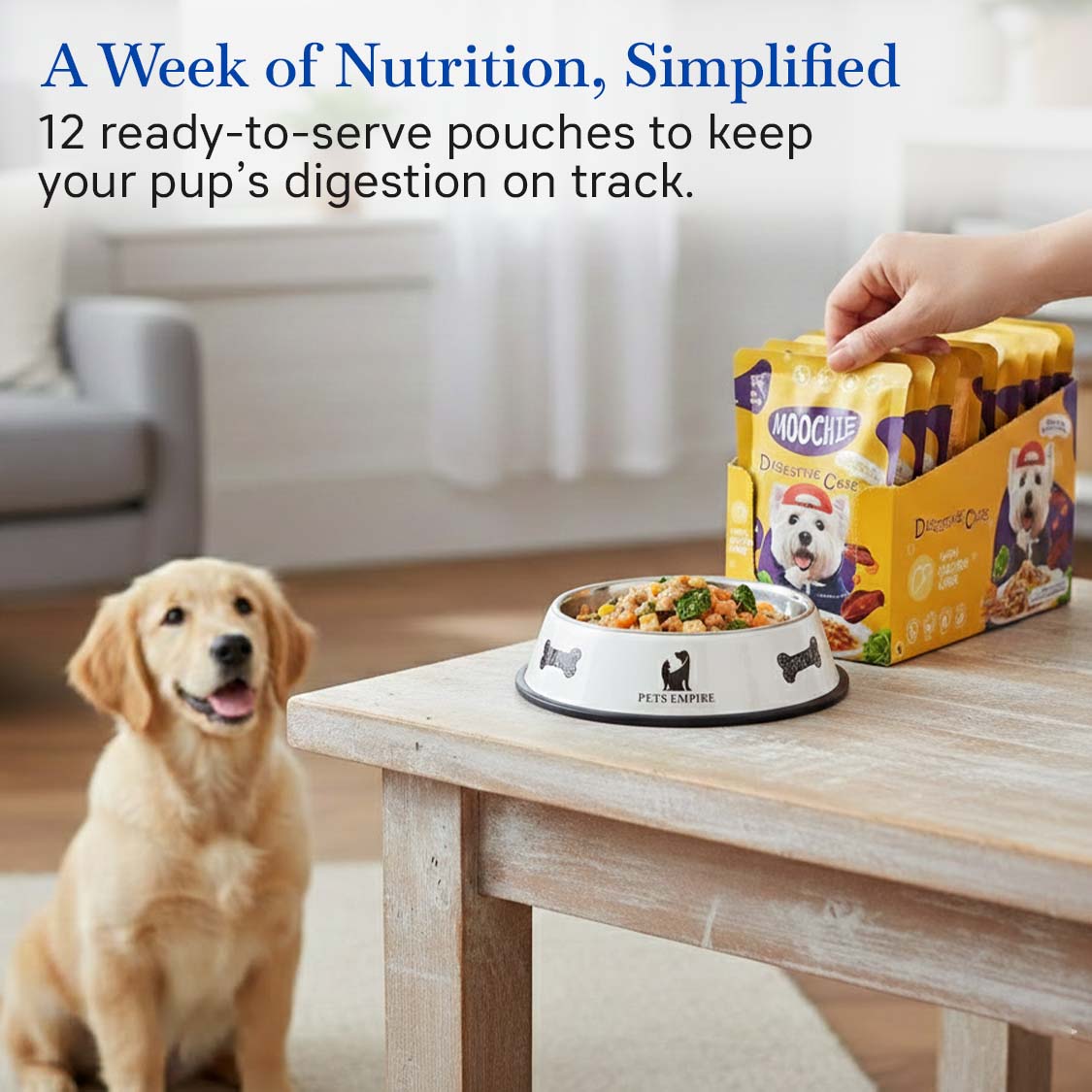 Moochie Digestive Care Wet Dog Food – 85g Pouch | Supports Healthy Digestion & Gut Wellness