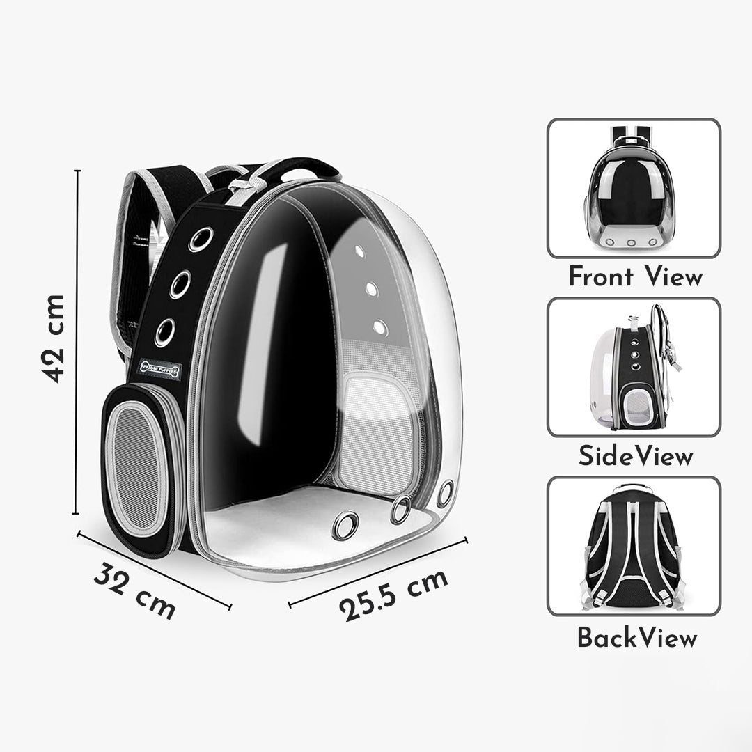 Pets Empire Backpack for Cats/ Puppies- Black
