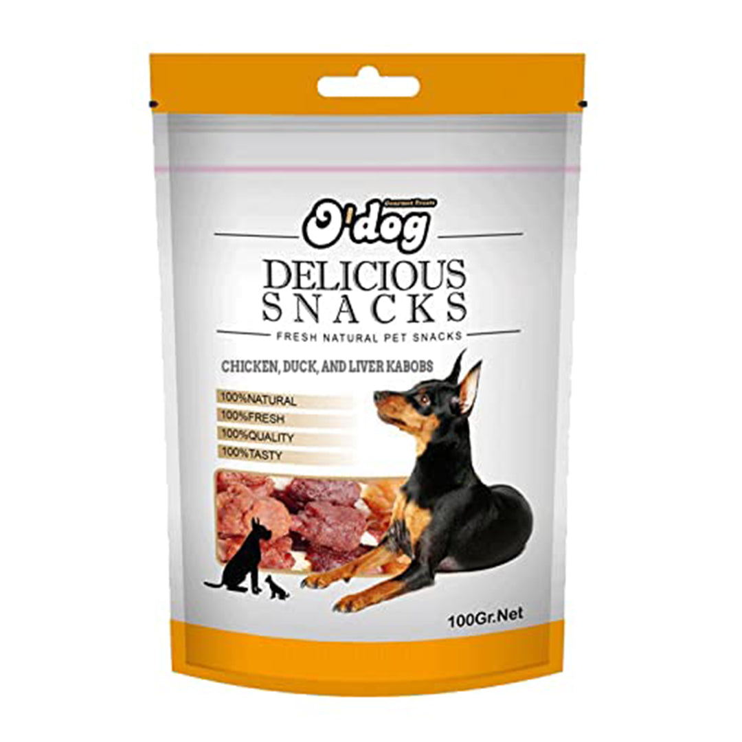 O'Dog Chicken, Duck and Liver Kabobs Stick (100g)