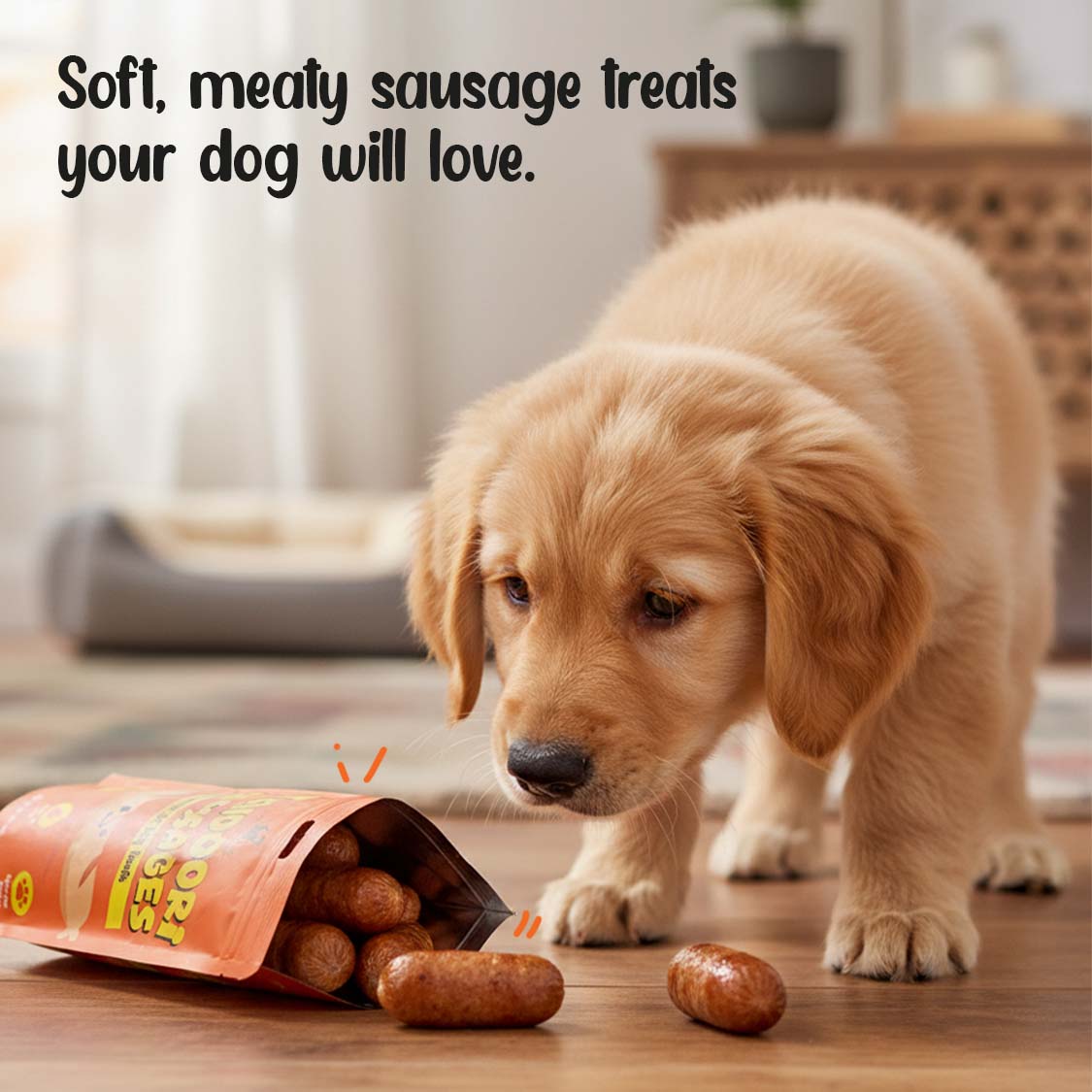 Pets Empire Tandoori Sausage Treats for dogs (100gms)