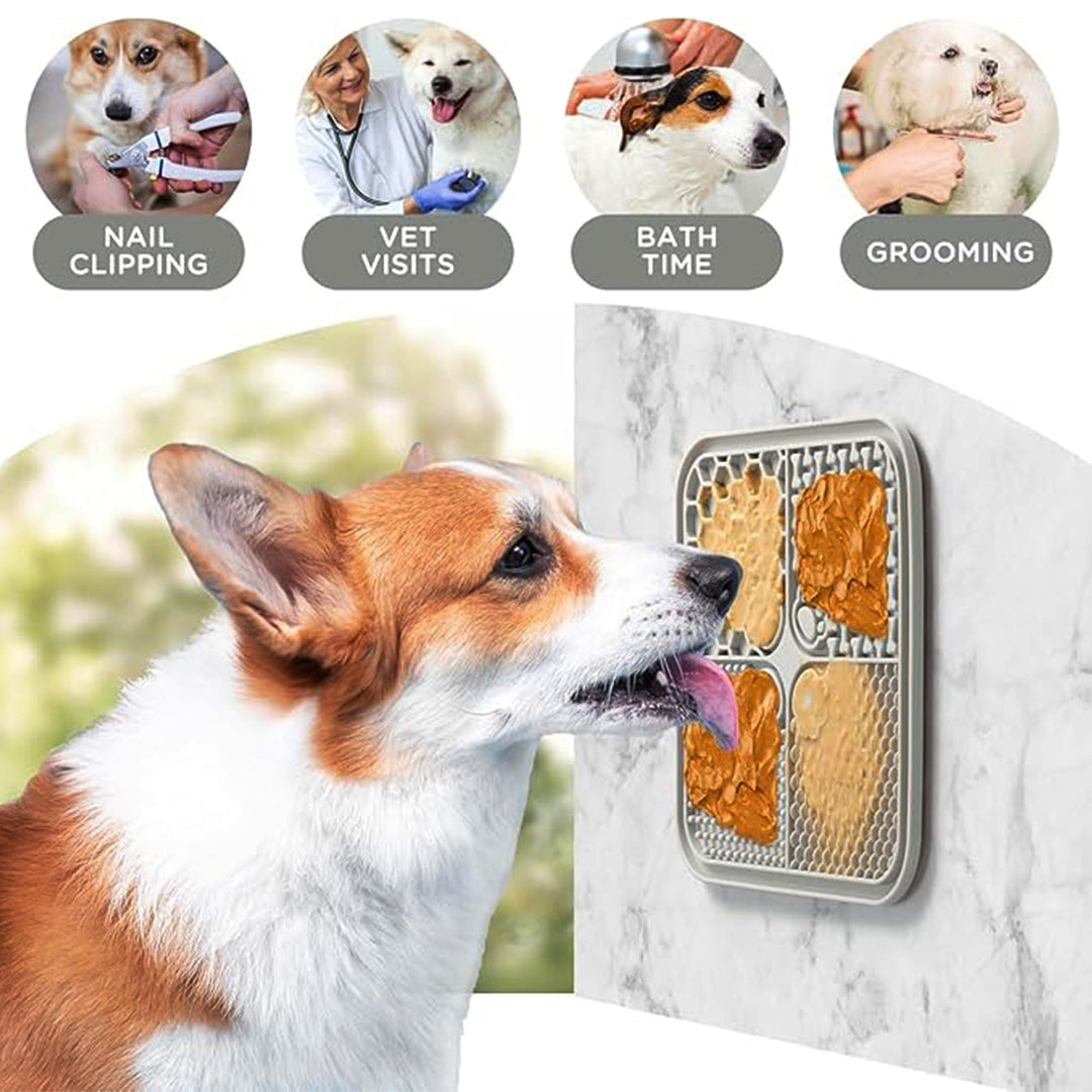 Pets Empire Dog Lick Pad – Silicone Washing Distraction Mat