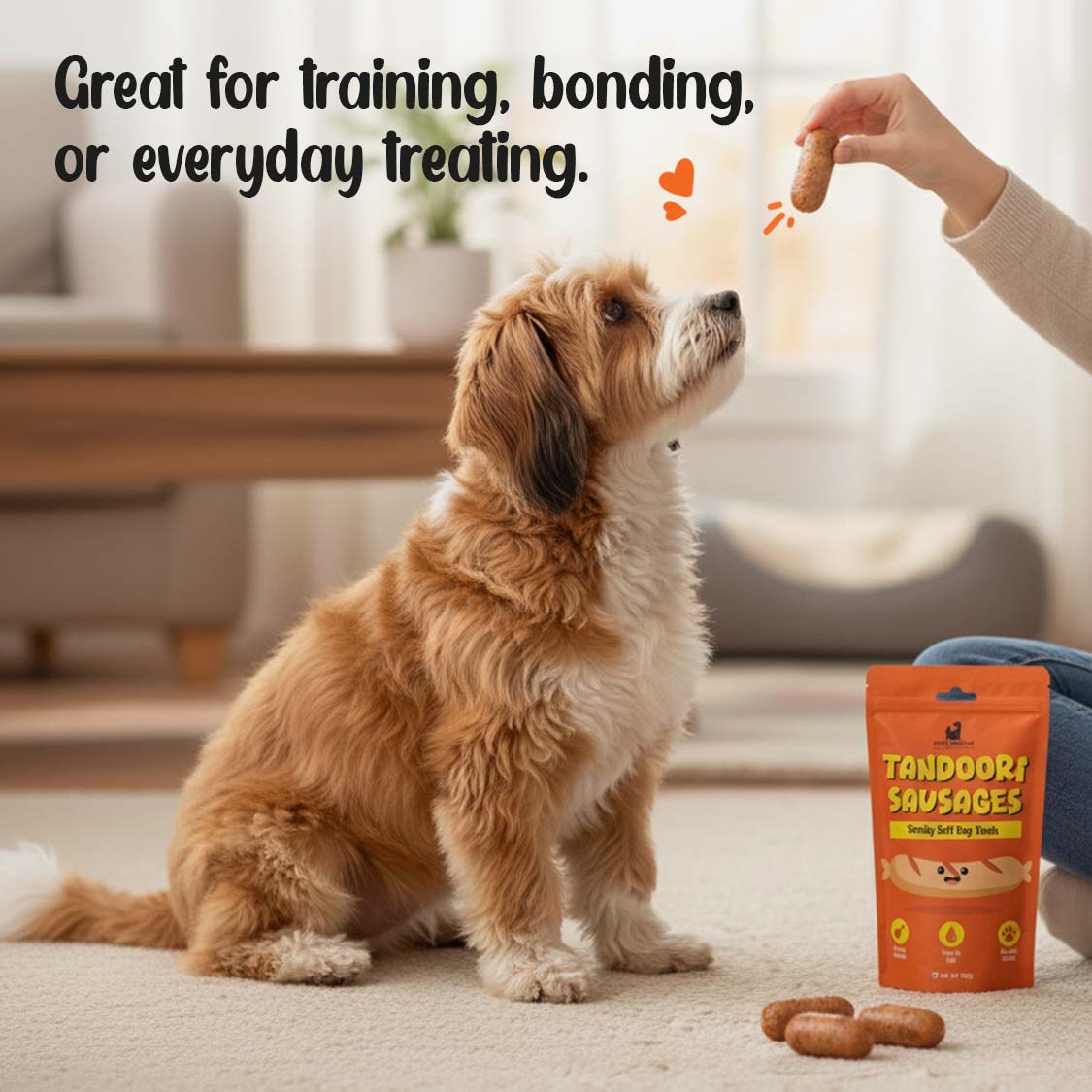 Pets Empire Tandoori Sausage Treats for dogs (100gms)