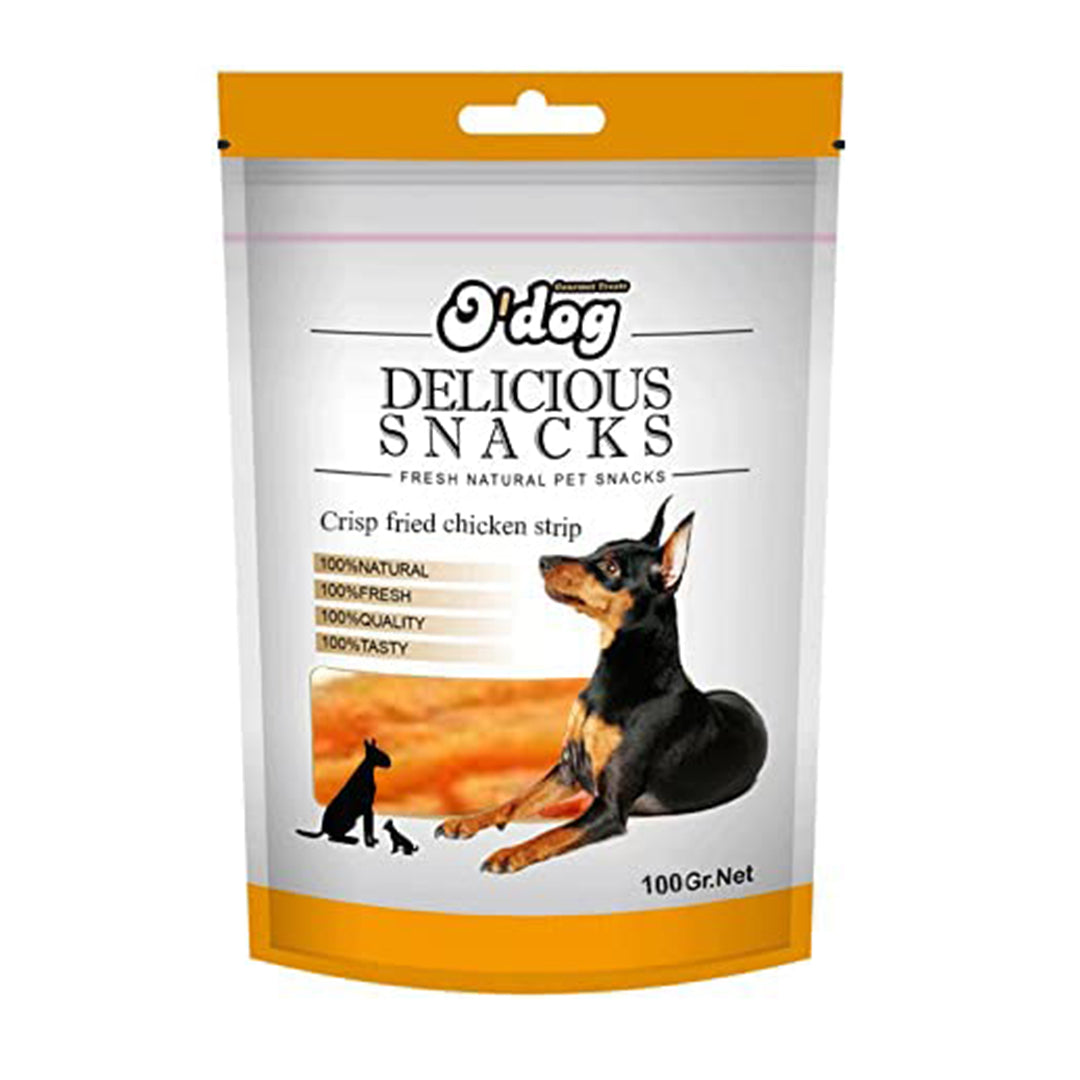 O'Dog Crisp Fried Chicken Strip Healthy Dog Treat (100g)