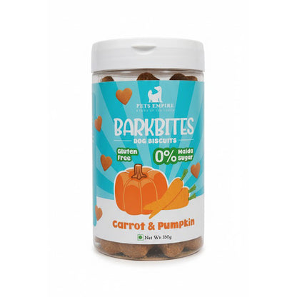 Pets Empire barkbites Carrot & Pumkin Jar- 350g