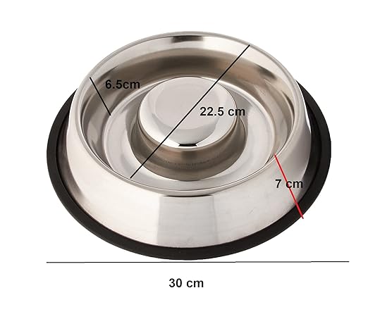 PETS EMPIRE Slow Feeder Dog Bowl