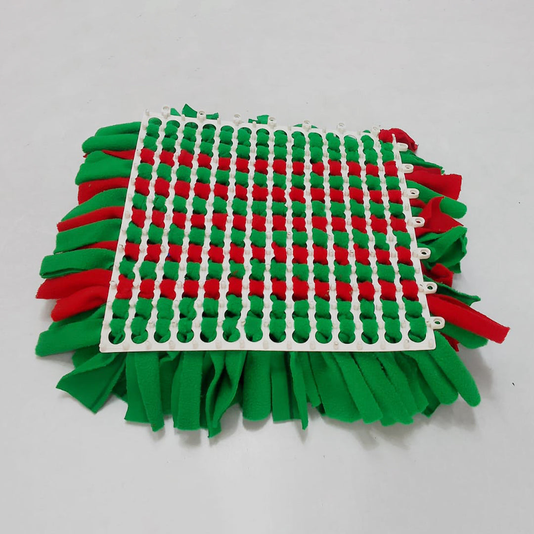Pets Empire Interactive Snuffle Mat for Dogs – Stimulating Sniff & Play Mat (Green&Red)