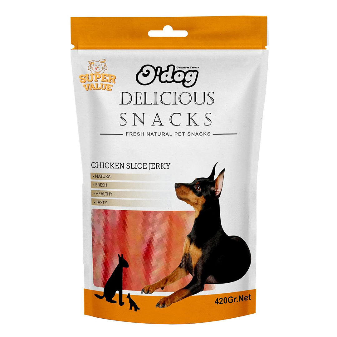 O'Dog Chicken Slice Jerky- 420g