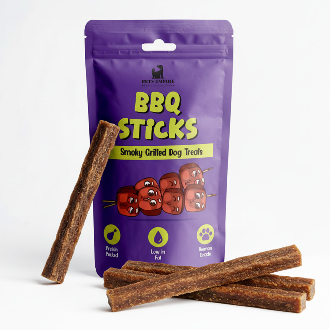 Pets Empire BBQ Sticks Treat for dogs ( 100gms)