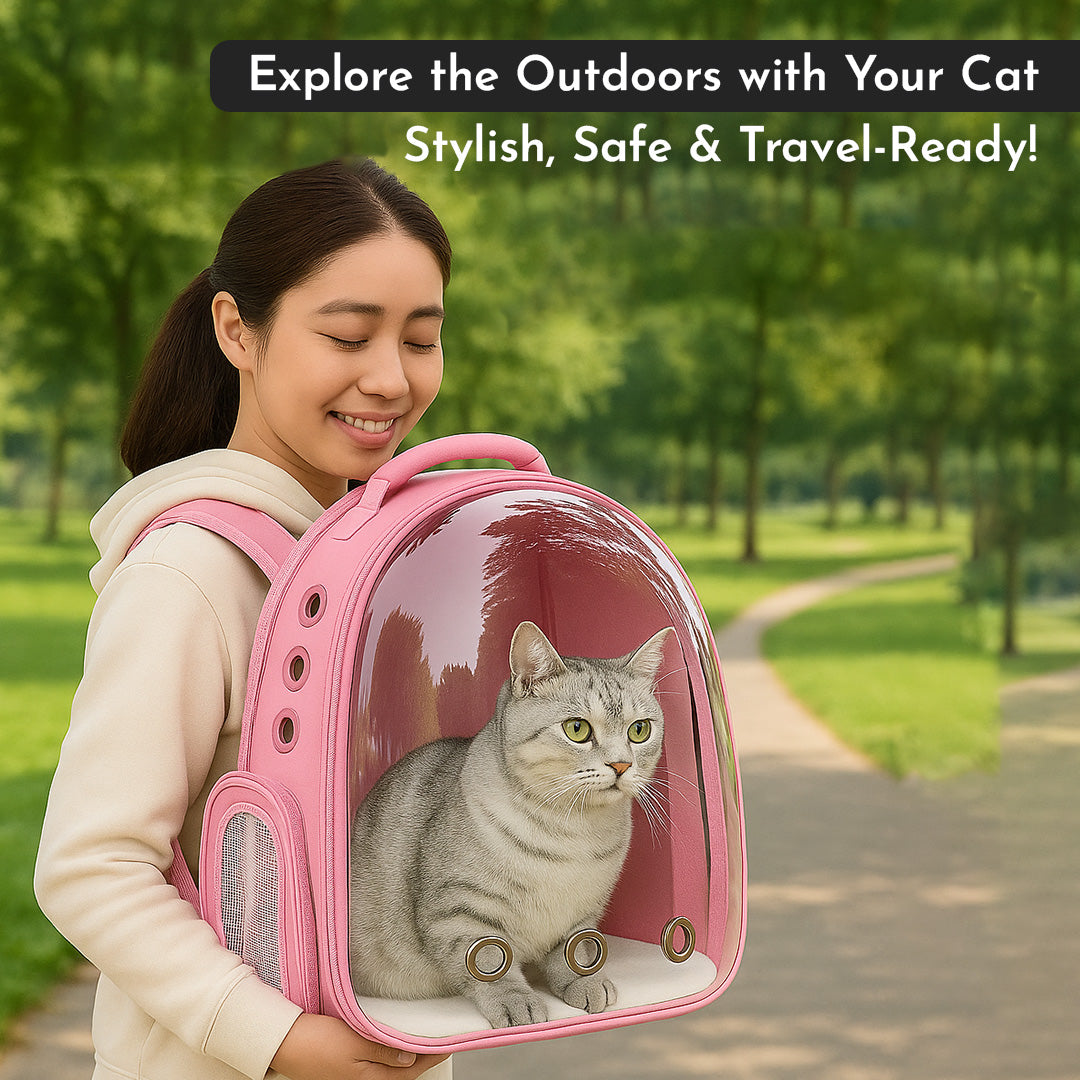 Pets Empire Backpack for Cats/ Puppies- Pink