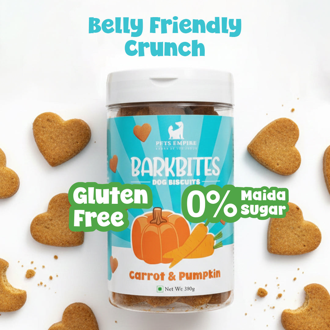 Pets Empire barkbites Carrot & Pumkin Jar- 350g