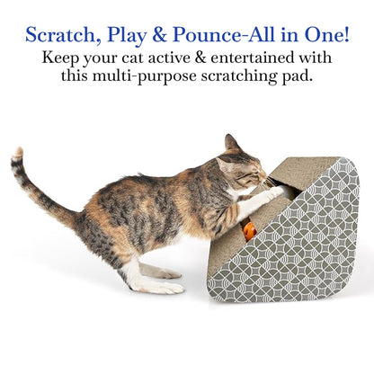Pets Empire Cat Scratching Pad Toy with Inside Bell Balls